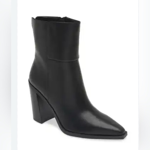 Steve Madden Silvee Pointed Toe Chunky Heels Ankle Boots Western Size US 10M - Picture 1 of 10